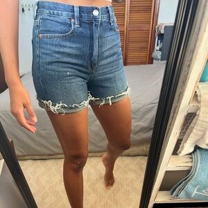 American Eagle Outfitters Dark Blue Jean Mom Short